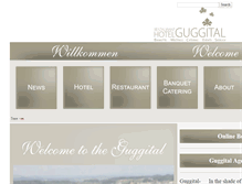 Tablet Screenshot of hotel-guggital.ch